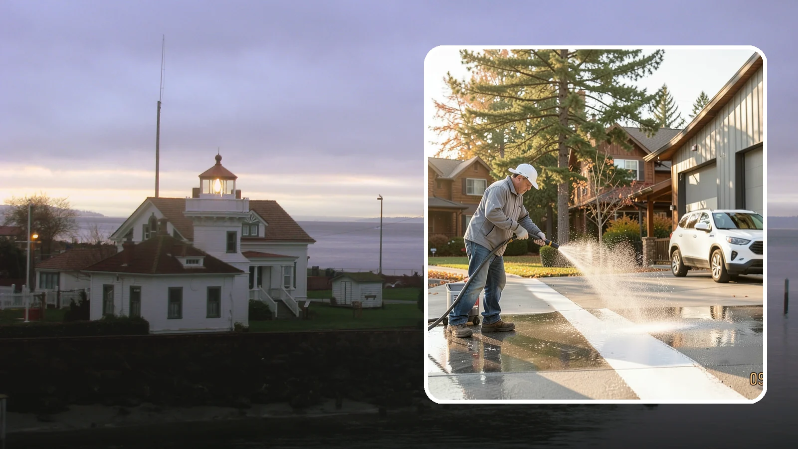 Loading Dock Cleaning in Mukilteo, Snohomish County, WA - We clean loading docks at Washington warehouses and stores to clear grease, tire marks, and slip hazards from busy work zones.