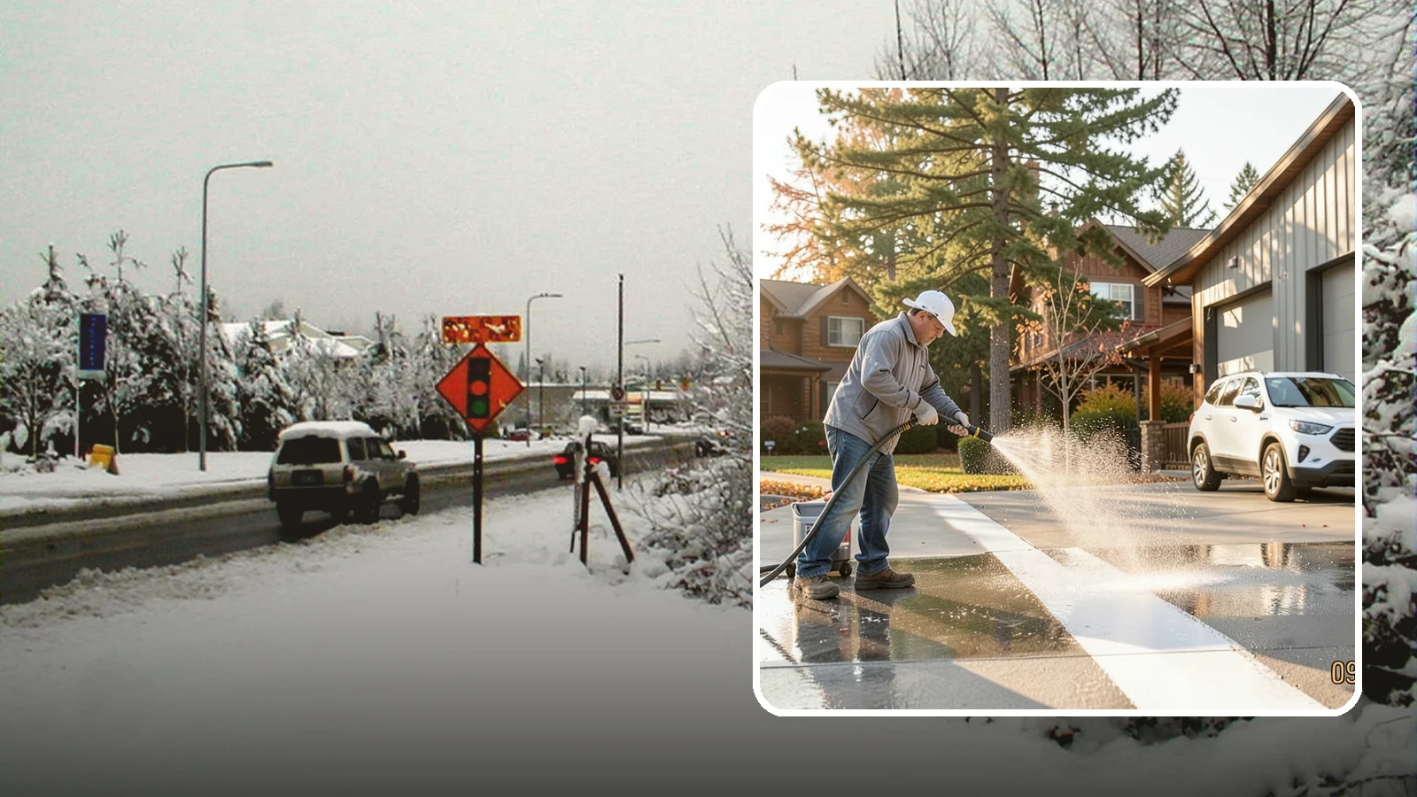 Loading Dock Cleaning in Newcastle, King County, WA - We clean loading docks at Washington warehouses and stores to clear grease, tire marks, and slip hazards from busy work zones.