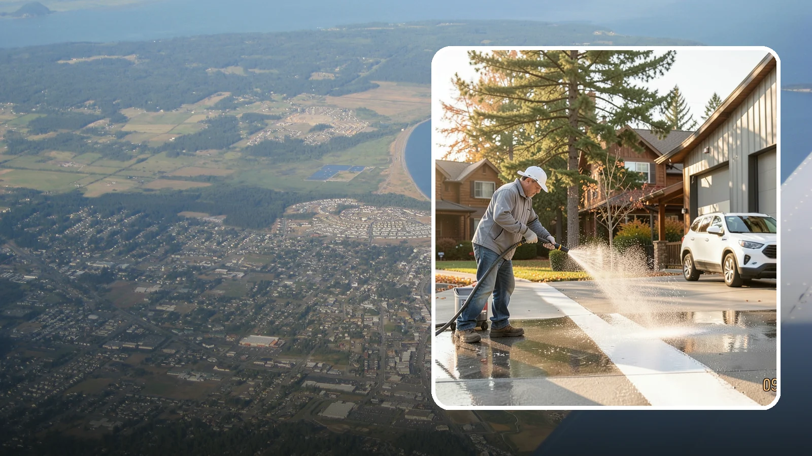 Loading Dock Cleaning in Oak Harbor, Island County, WA - We clean loading docks at Washington warehouses and stores to clear grease, tire marks, and slip hazards from busy work zones.