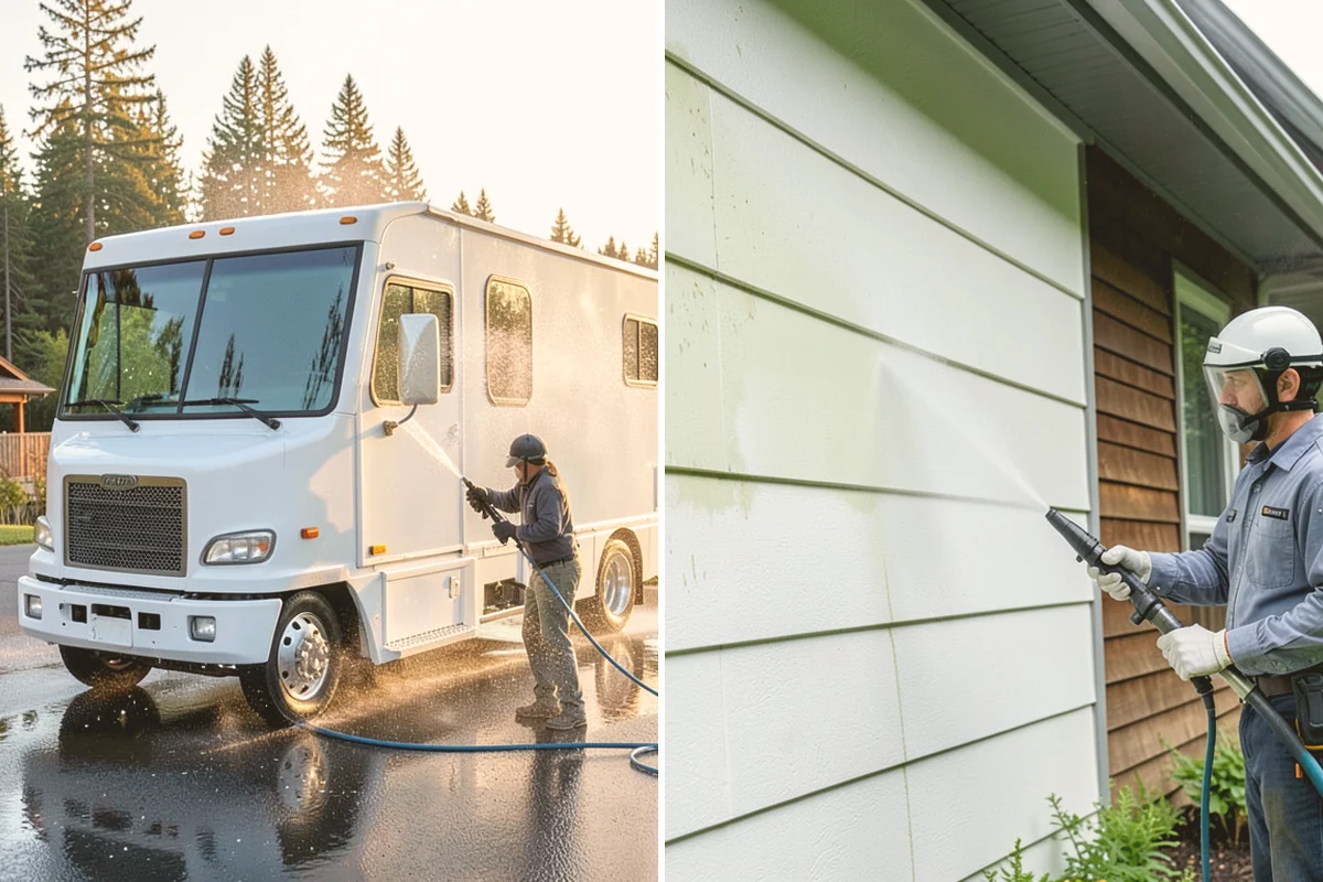 Loading Dock Cleaning in Orting, Pierce County, WA - Sweep debris and note spill or stain locations