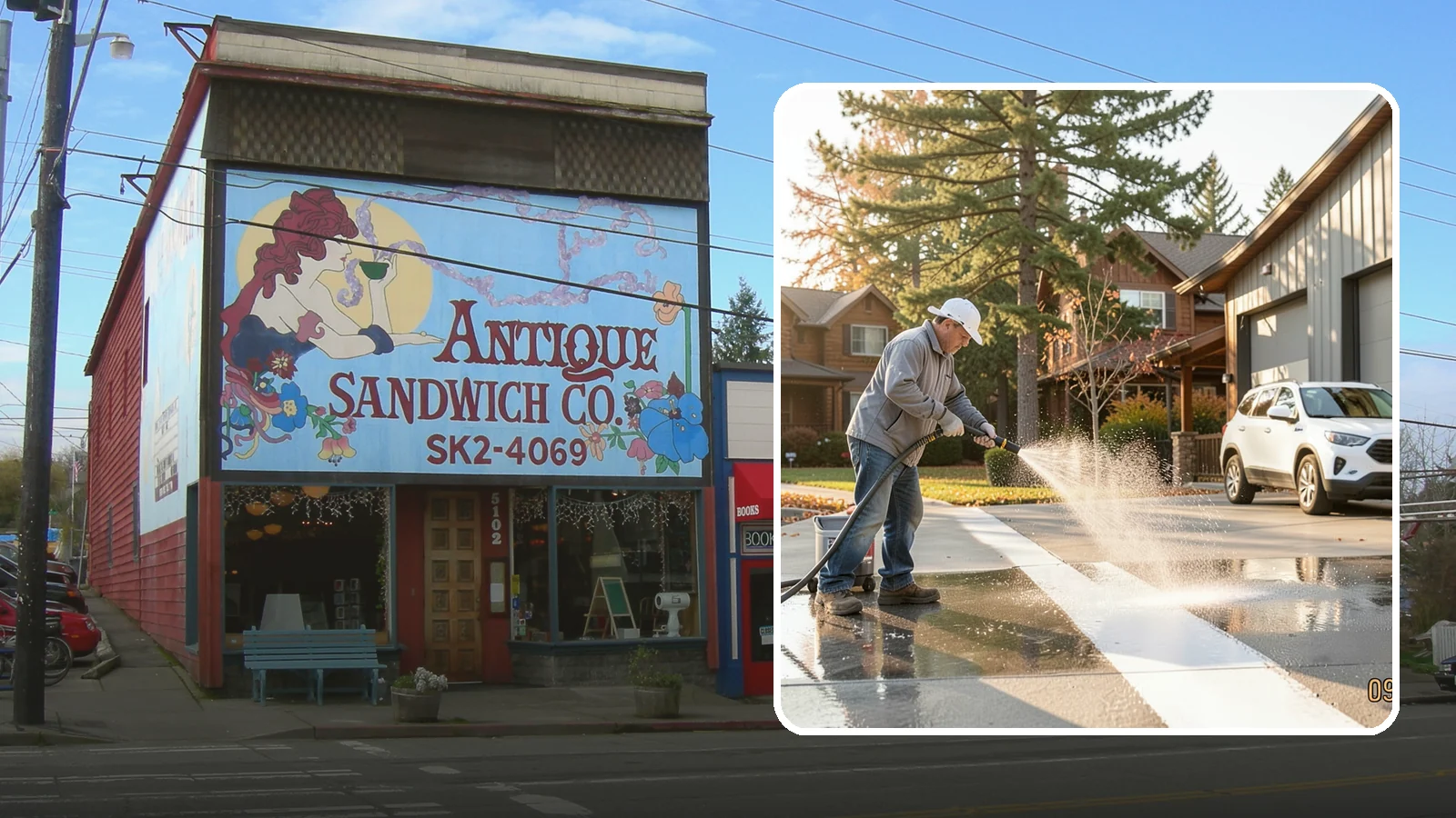 Loading Dock Cleaning in Ruston, Pierce County, WA - We clean loading docks at Washington warehouses and stores to clear grease, tire marks, and slip hazards from busy work zones.