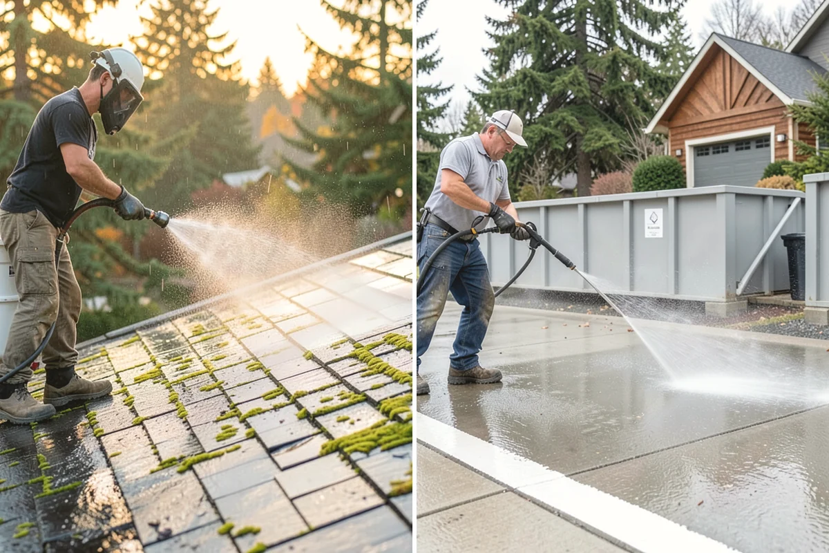 Loading Dock Cleaning in Ruston, Pierce County, WA - Sweep debris and note spill or stain locations