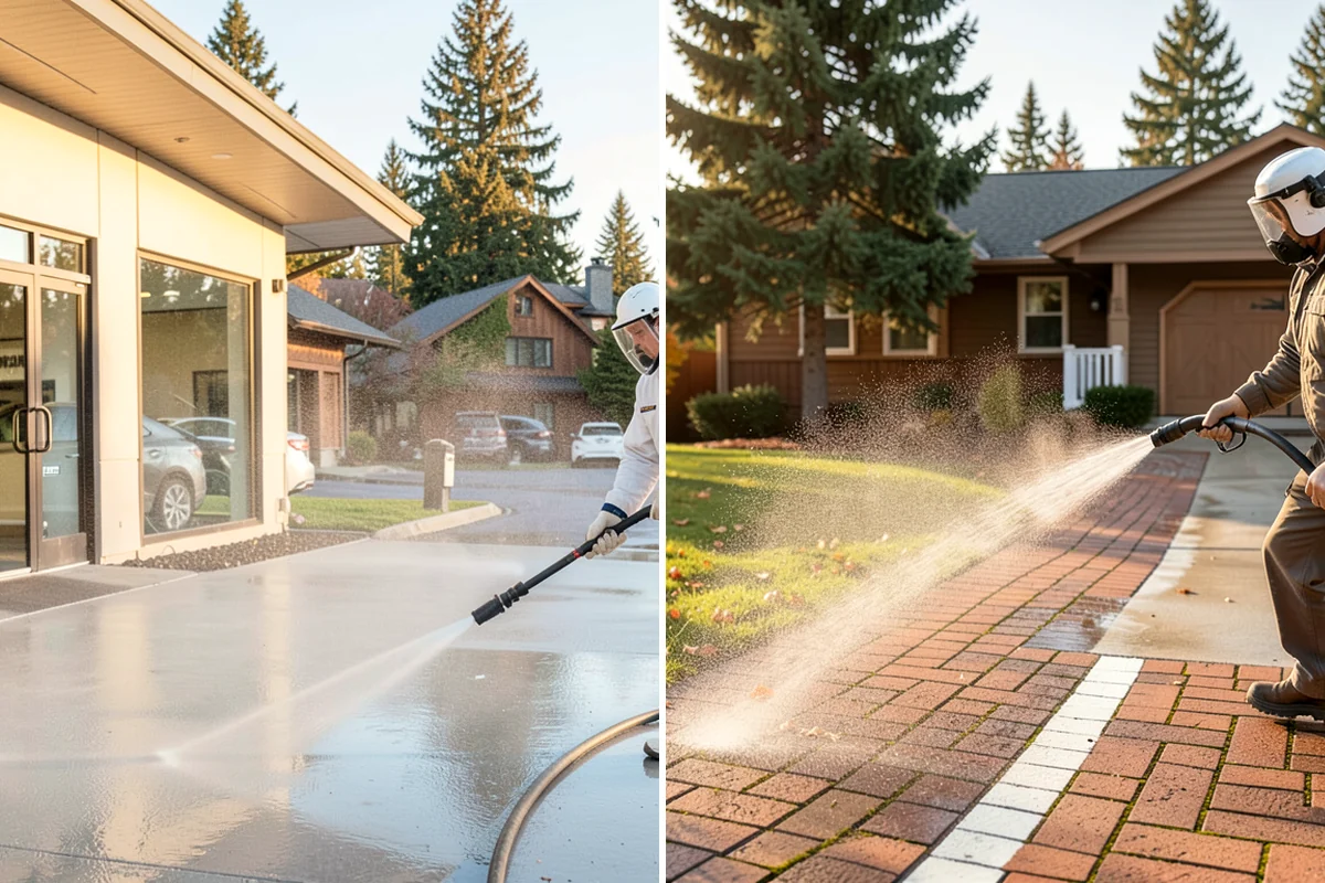 Loading Dock Cleaning in Sedro-Woolley, Skagit County, WA - Sweep debris and note spill or stain locations