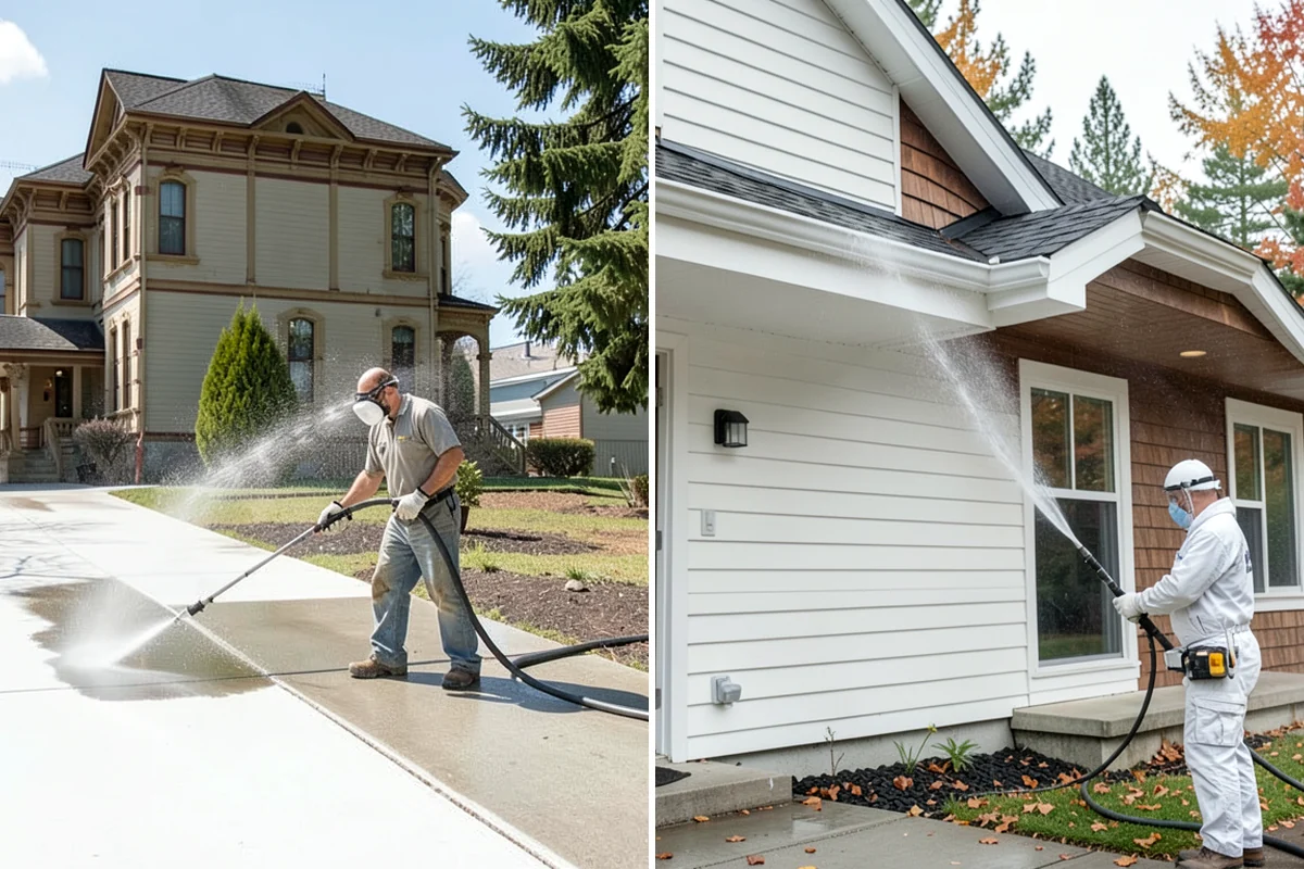Loading Dock Cleaning in Shoreline, King County, WA - Sweep debris and note spill or stain locations