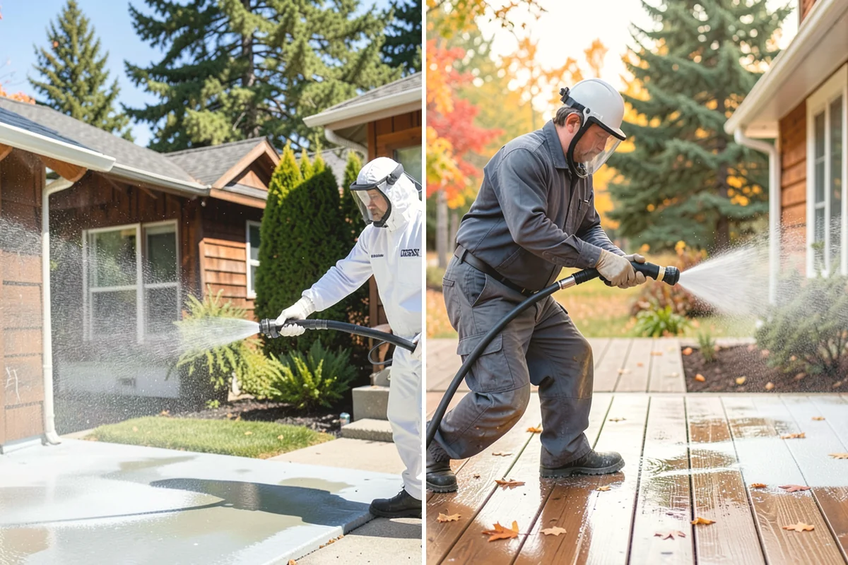 Loading Dock Cleaning in Steilacoom, Pierce County, WA - Sweep debris and note spill or stain locations