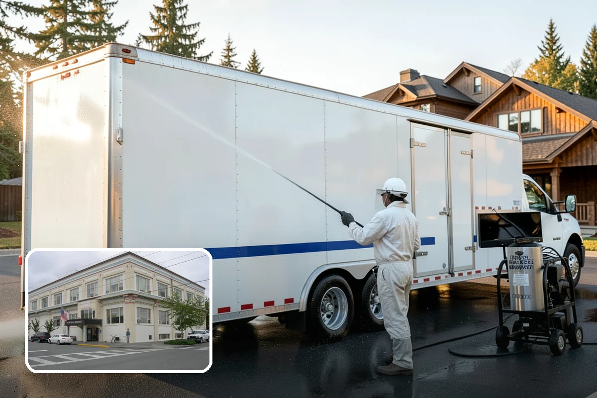 Log Home Washing in Anacortes, Skagit County, WA - Cleans deep grooves, checks, and chinking safely