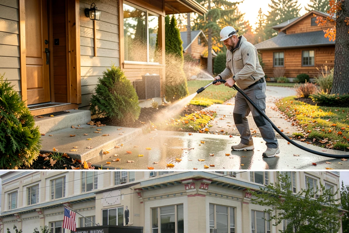 Log Home Washing in Anacortes, Skagit County, WA - Plan for the dry summer season so the logs and joints dry completely before any finish is reapplied.