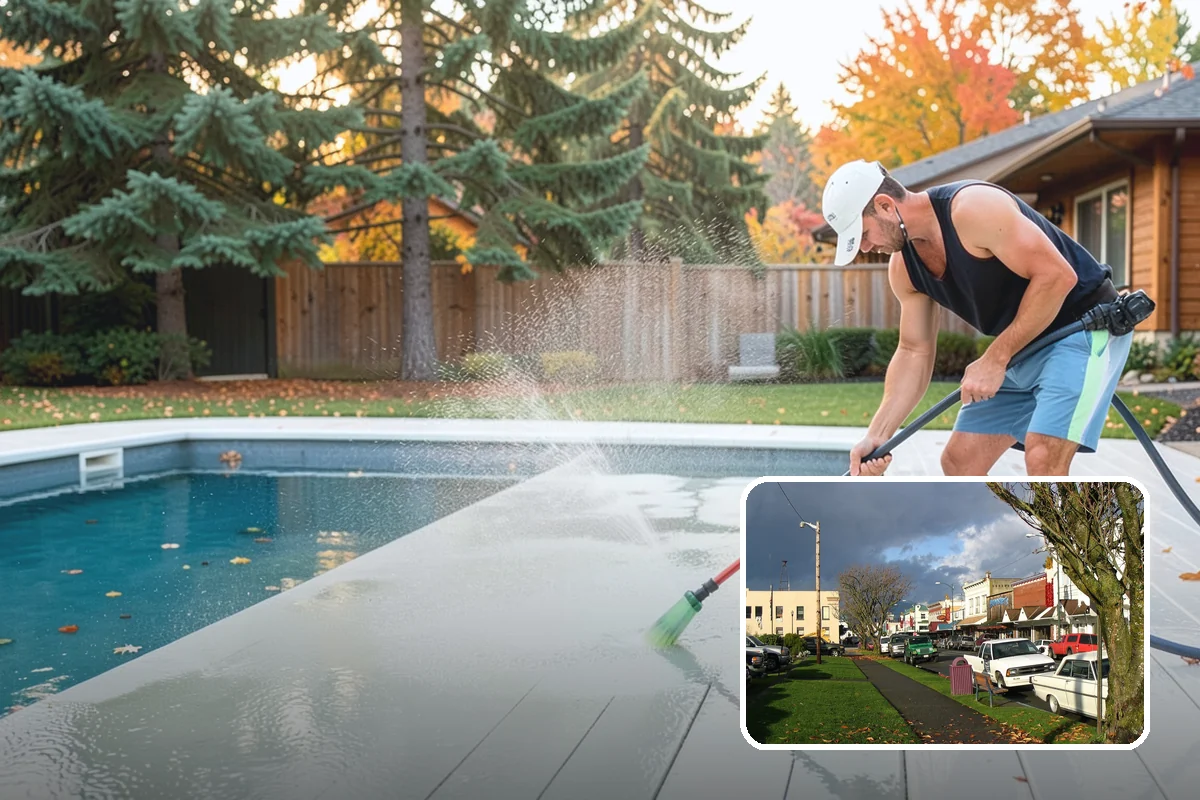 Log Home Washing in Arlington, Snohomish County, WA - Cleans deep grooves, checks, and chinking safely