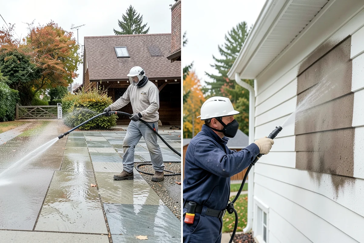 Log Home Washing in Arlington, Snohomish County, WA - Inspect logs, checking, and chinking for damage