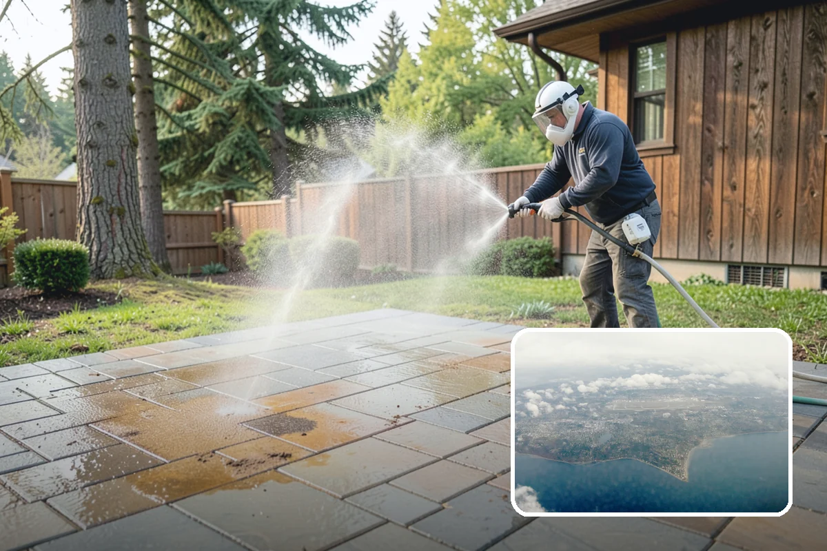 Log Home Washing in Burien, King County, WA - Cleans deep grooves, checks, and chinking safely