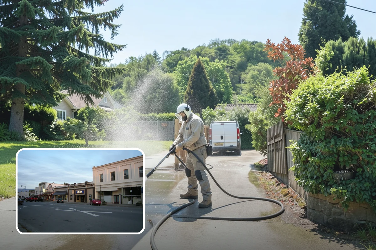 Log Home Washing in Burlington, Skagit County, WA - Cleans deep grooves, checks, and chinking safely