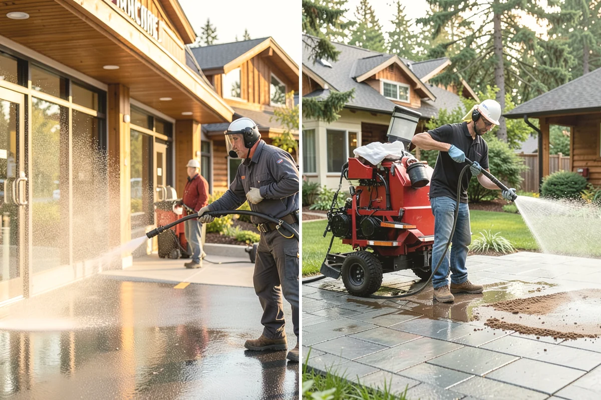 Log Home Washing in Burlington, Skagit County, WA - Inspect logs, checking, and chinking for damage