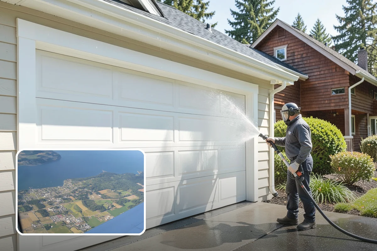 Log Home Washing in Coupeville, Island County, WA - Cleans deep grooves, checks, and chinking safely