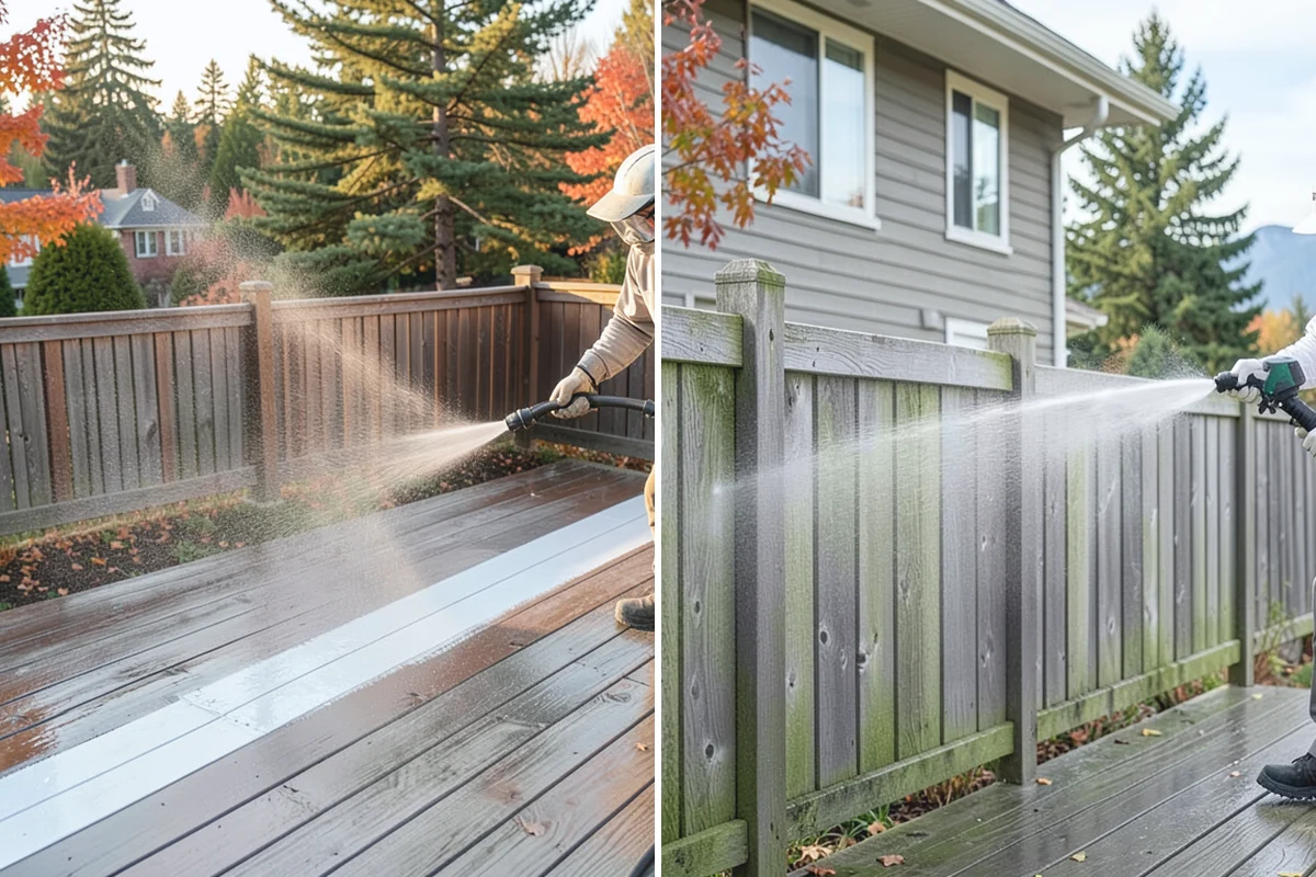 Log Home Washing in Darrington, Snohomish County, WA - Inspect logs, checking, and chinking for damage