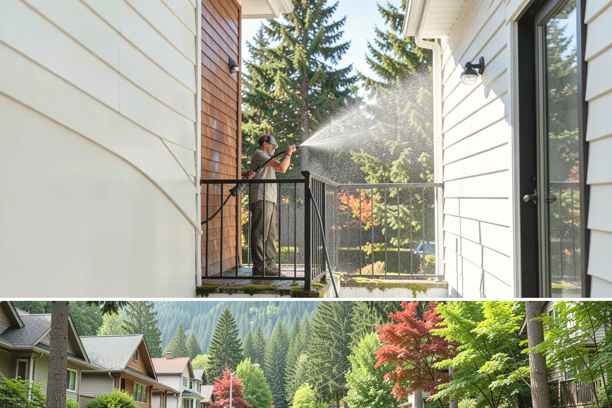 Log Home Washing in Darrington, Snohomish County, WA - Plan for the dry summer season so the logs and joints dry completely before any finish is reapplied.