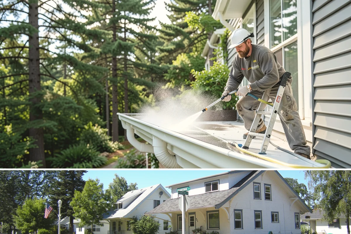 Log Home Washing in DuPont, Pierce County, WA - Plan for the dry summer season so the logs and joints dry completely before any finish is reapplied.
