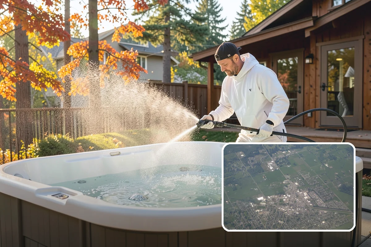 Log Home Washing in Enumclaw, King County, WA - Cleans deep grooves, checks, and chinking safely