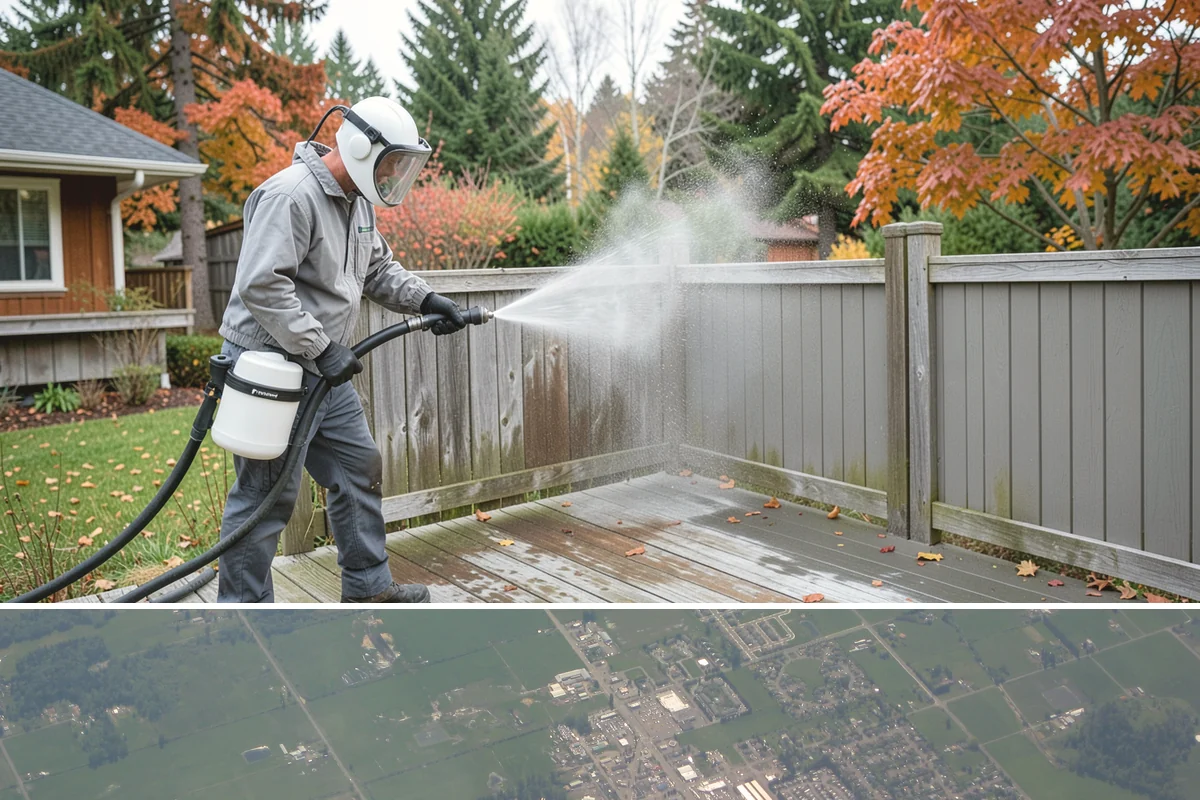 Log Home Washing in Enumclaw, King County, WA - Plan for the dry summer season so the logs and joints dry completely before any finish is reapplied.
