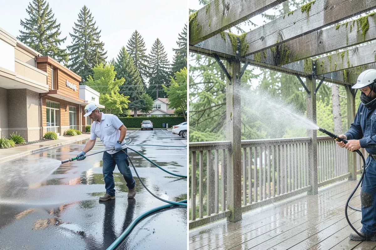 Log Home Washing in Gold Bar, Snohomish County, WA - Inspect logs, checking, and chinking for damage