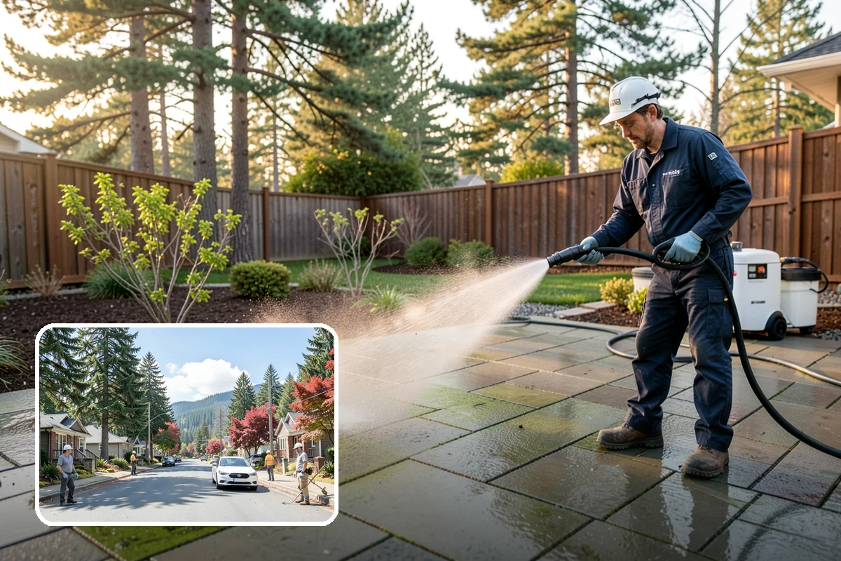 Log Home Washing in Hunts Point, King County, WA - Cleans deep grooves, checks, and chinking safely