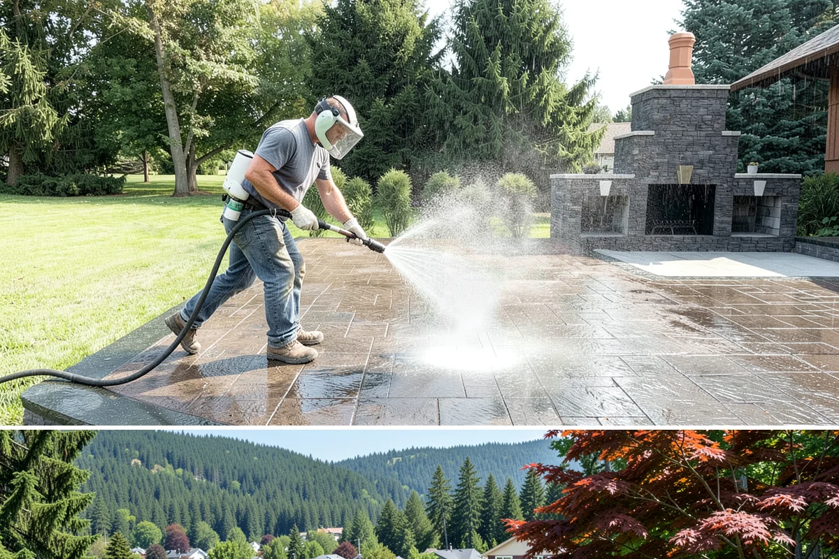 Log Home Washing in Index, Snohomish County, WA - Plan for the dry summer season so the logs and joints dry completely before any finish is reapplied.