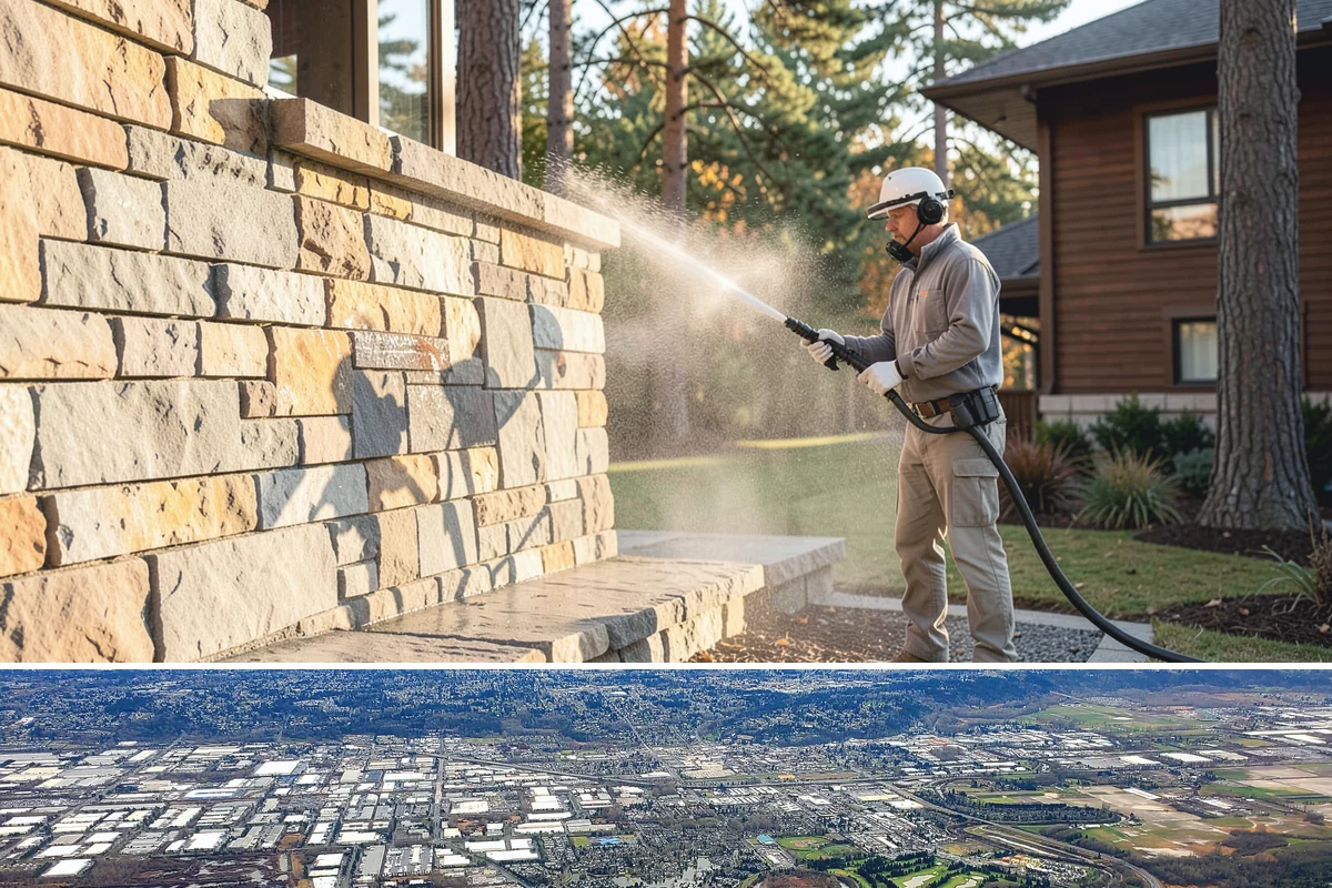 Log Home Washing in Kent, King County, WA - Plan for the dry summer season so the logs and joints dry completely before any finish is reapplied.