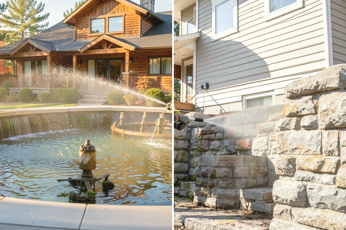 Log Home Washing in Lake Stevens, Snohomish County, WA - Inspect logs, checking, and chinking for damage