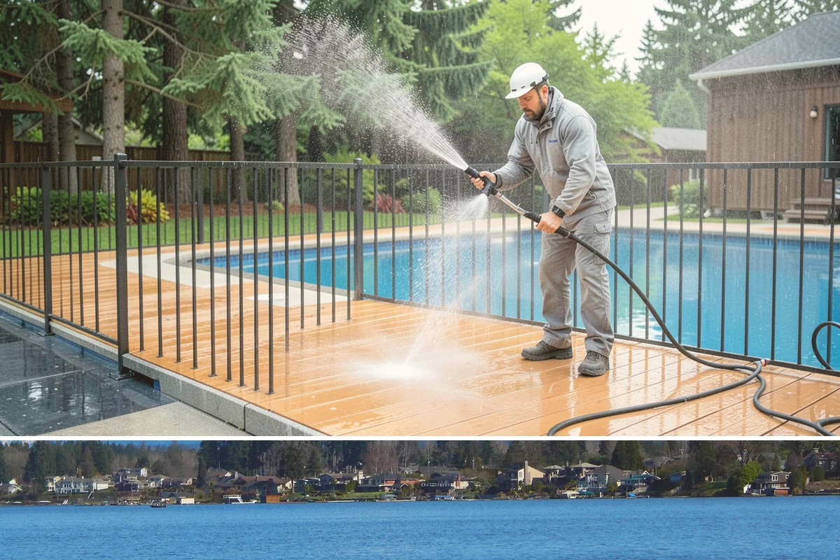 Log Home Washing in Lake Stevens, Snohomish County, WA - Plan for the dry summer season so the logs and joints dry completely before any finish is reapplied.