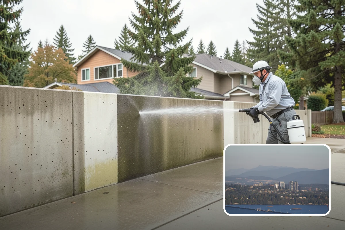 Log Home Washing in Medina, King County, WA - Cleans deep grooves, checks, and chinking safely