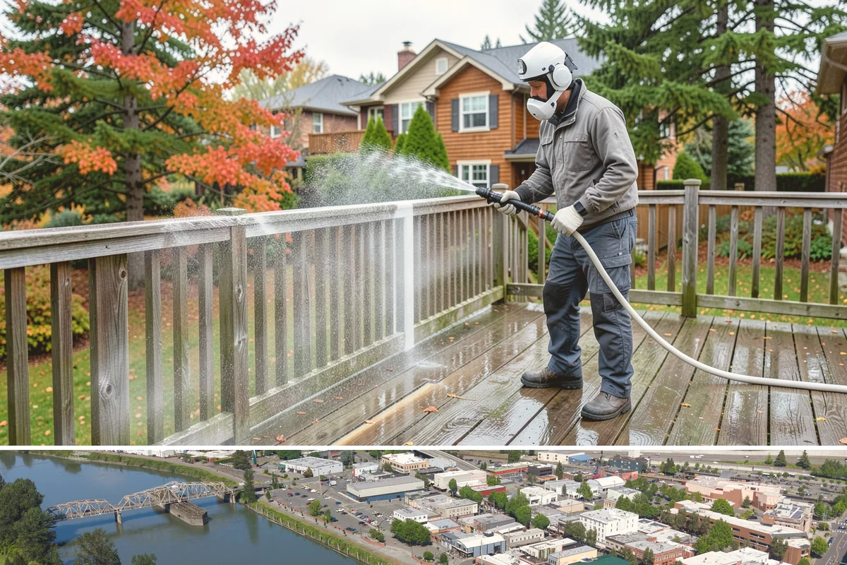 Log Home Washing in Mount Vernon, Skagit County, WA - Plan for the dry summer season so the logs and joints dry completely before any finish is reapplied.