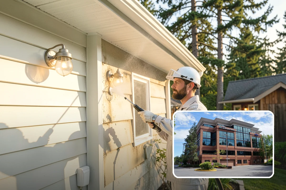 Log Home Washing in Mountlake Terrace, Snohomish County, WA - Cleans deep grooves, checks, and chinking safely