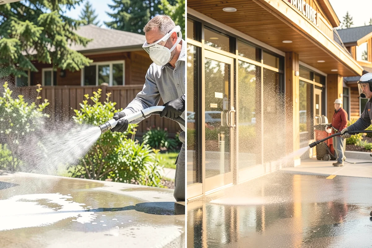 Log Home Washing in Mukilteo, Snohomish County, WA - Inspect logs, checking, and chinking for damage