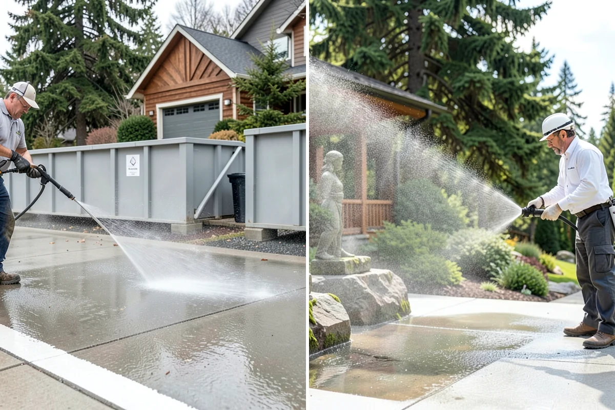 Log Home Washing in Normandy Park, King County, WA - Inspect logs, checking, and chinking for damage