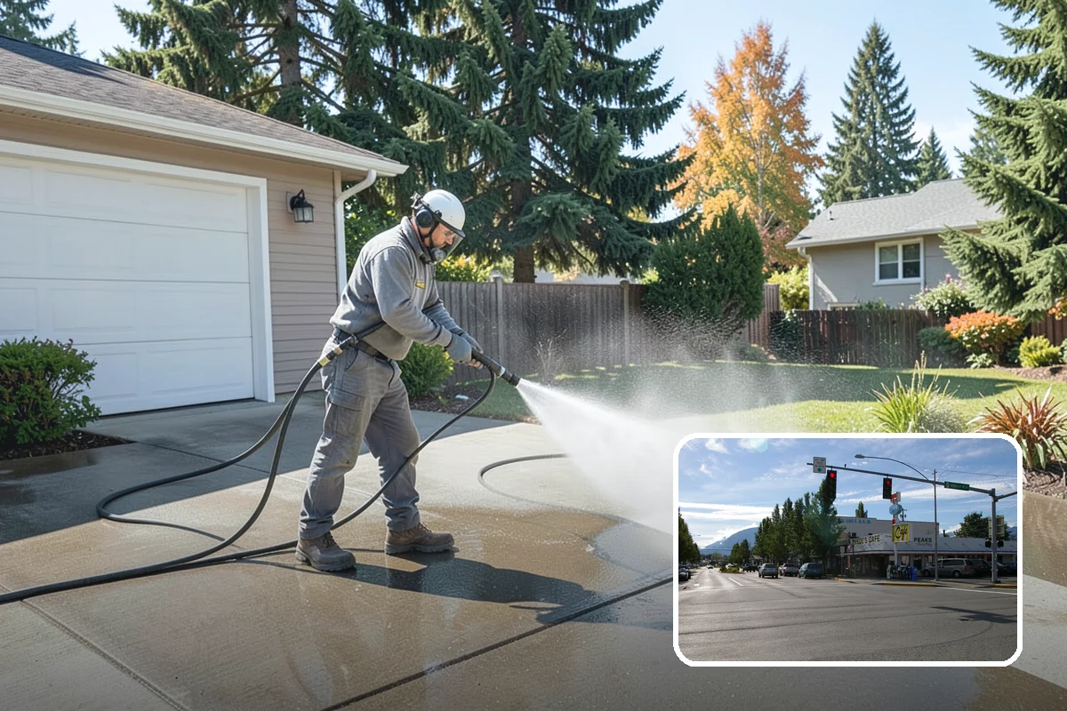 Log Home Washing in North Bend, King County, WA - Cleans deep grooves, checks, and chinking safely
