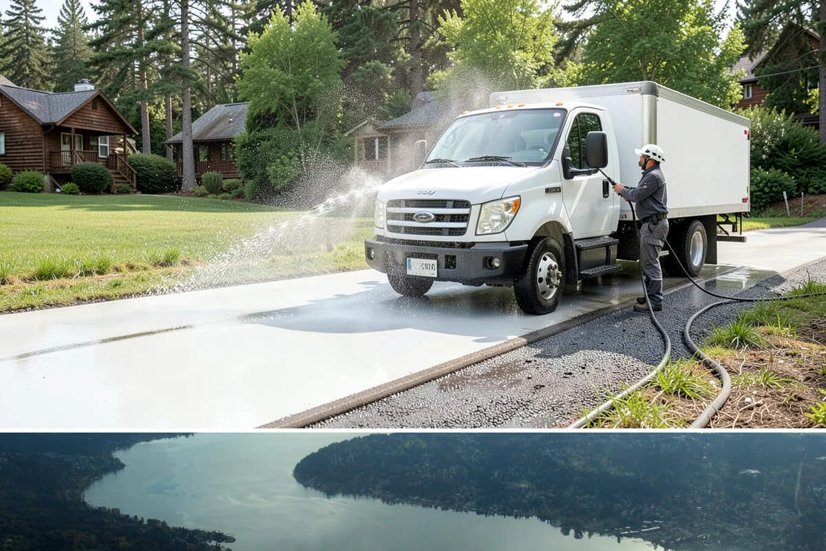 Log Home Washing in Sammamish, King County, WA - Plan for the dry summer season so the logs and joints dry completely before any finish is reapplied.