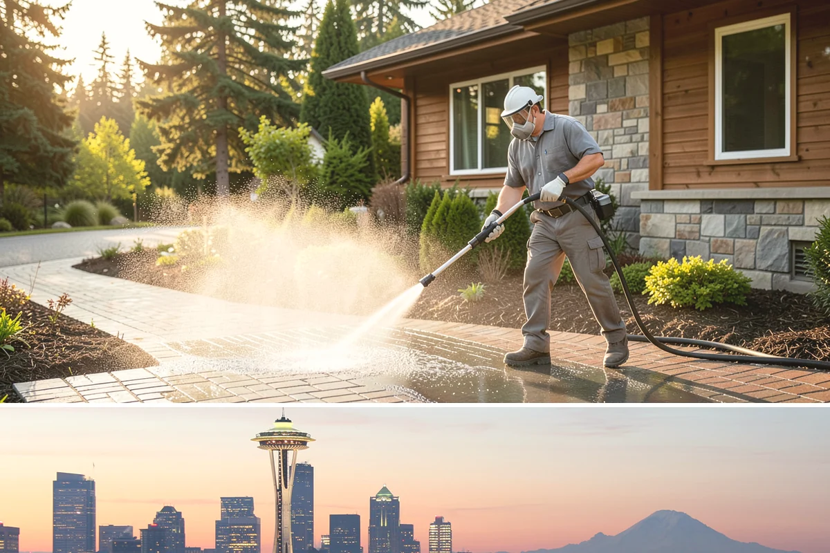 Log Home Washing in Seattle, King County, WA - Plan for the dry summer season so the logs and joints dry completely before any finish is reapplied.