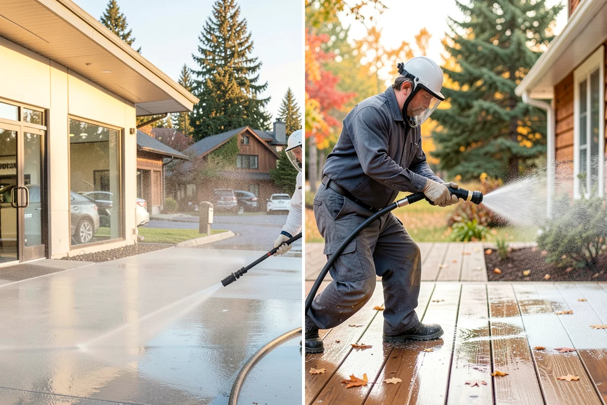 Log Home Washing in Sedro-Woolley, Skagit County, WA - Inspect logs, checking, and chinking for damage