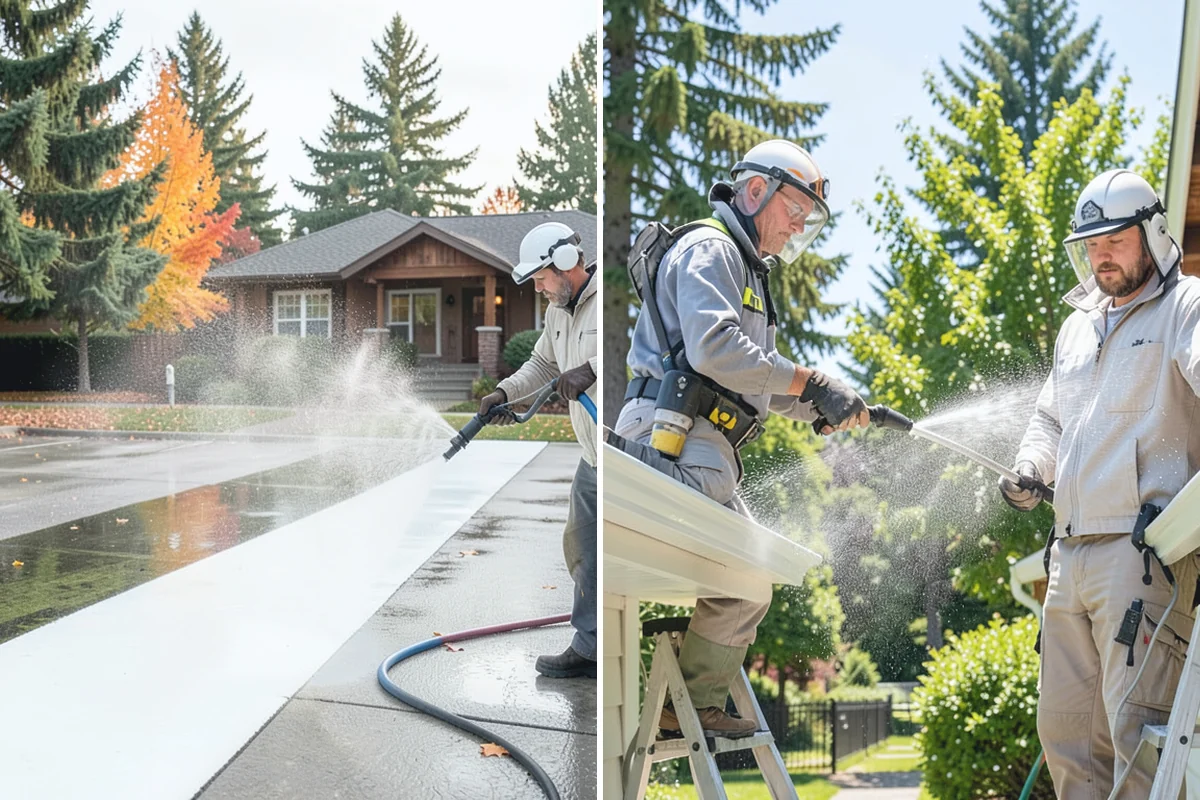 Log Home Washing in Skykomish, King County, WA - Inspect logs, checking, and chinking for damage