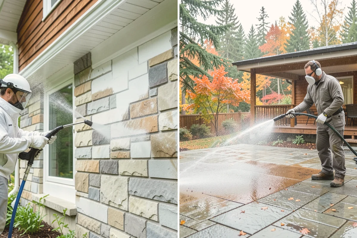 Log Home Washing in Snohomish, Snohomish County, WA - Inspect logs, checking, and chinking for damage