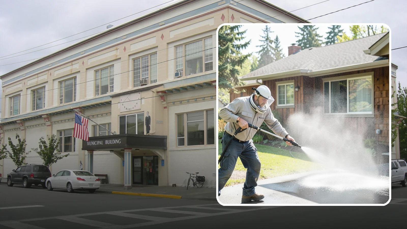 Low-Pressure Washing in Anacortes, Skagit County, WA - Low-pressure washing uses a reduced water force to clean surfaces that would be scarred or gouged by a standard pressure washer.