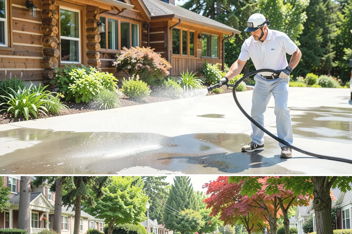 Low-Pressure Washing in Beaux Arts Village, King County, WA - Suited to any season, with the region's wetter months being the most common time growth demands attention.