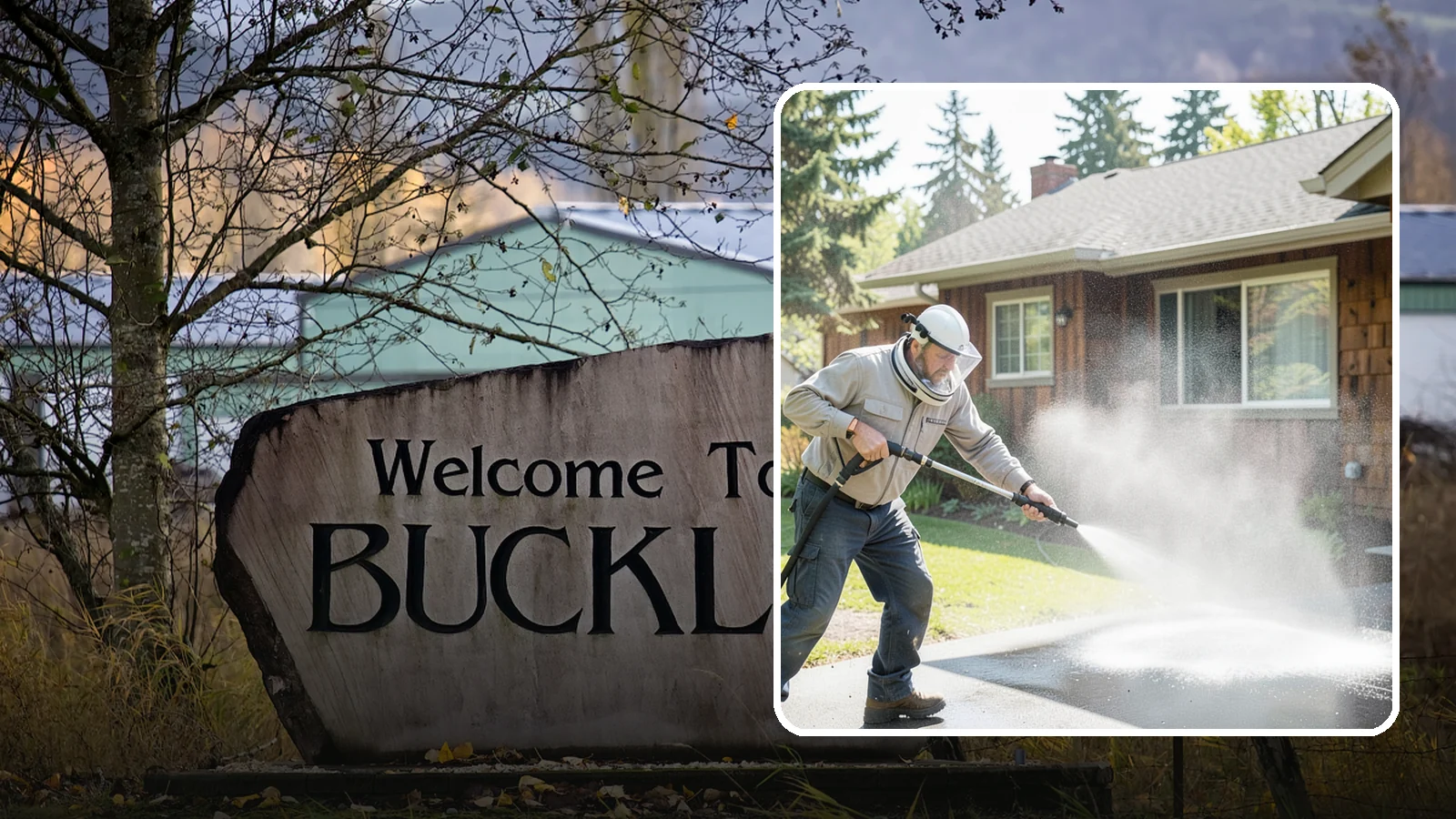 Low-Pressure Washing in Buckley, Pierce County, WA - Low-pressure washing uses a reduced water force to clean surfaces that would be scarred or gouged by a standard pressure washer.