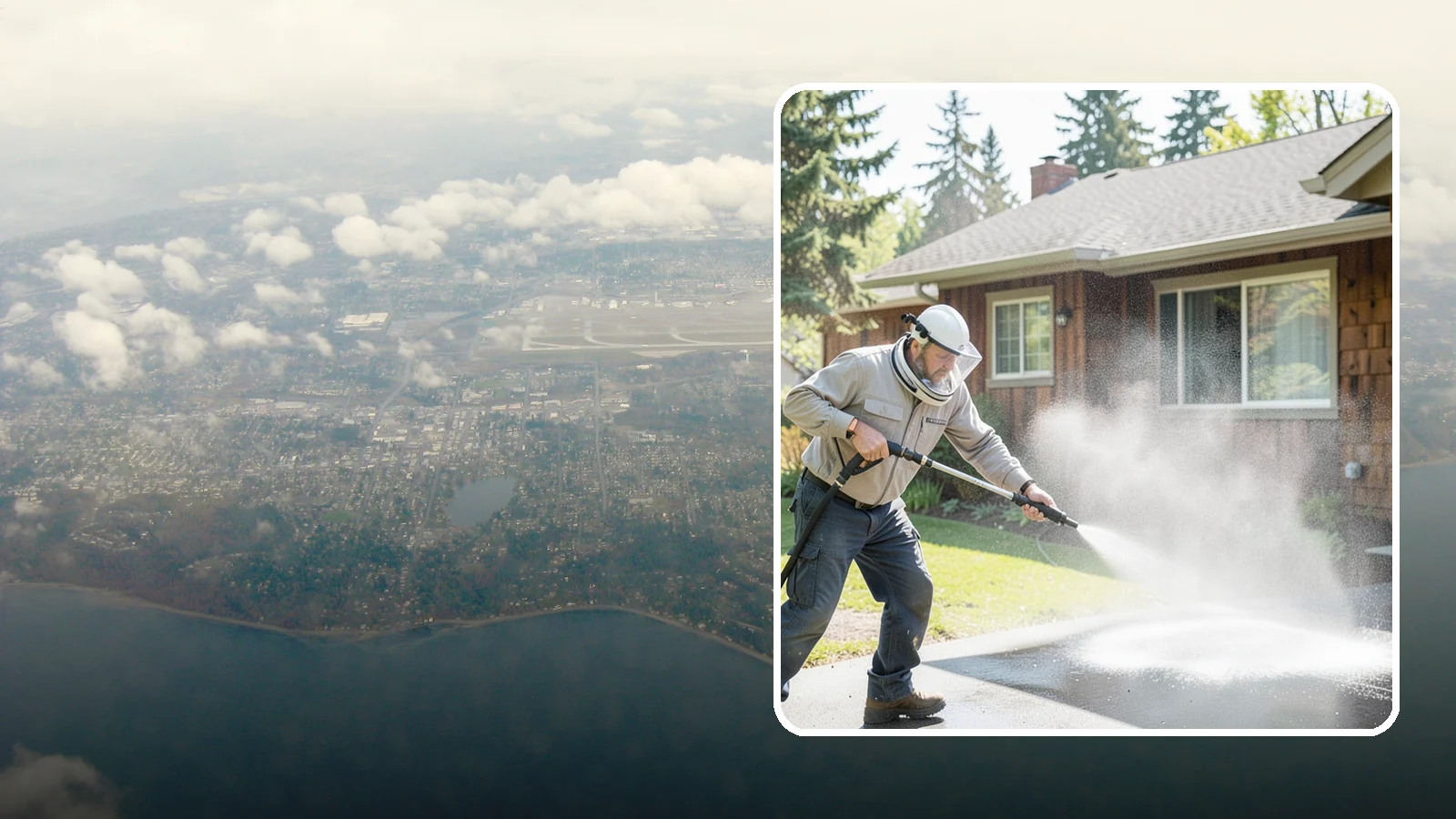 Low-Pressure Washing in Burien, King County, WA - Low-pressure washing uses a reduced water force to clean surfaces that would be scarred or gouged by a standard pressure washer.