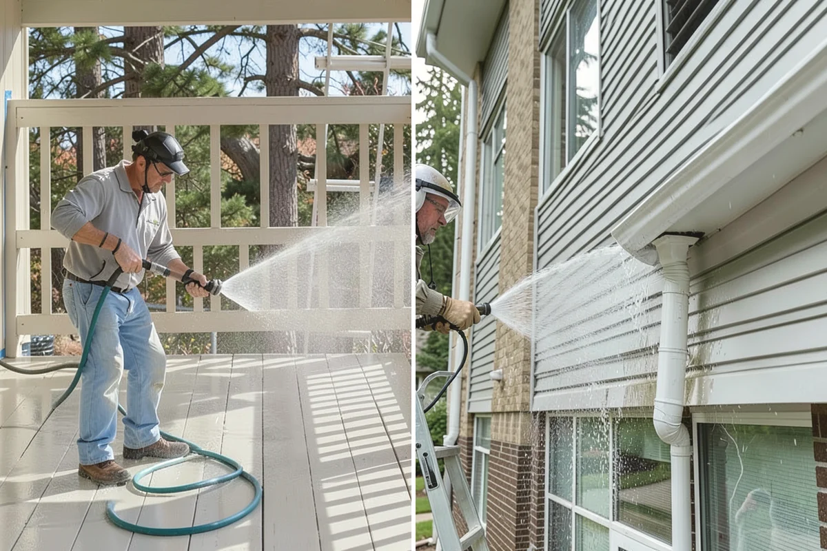Low-Pressure Washing in Burien, King County, WA - Test the surface to confirm the safe pressure range