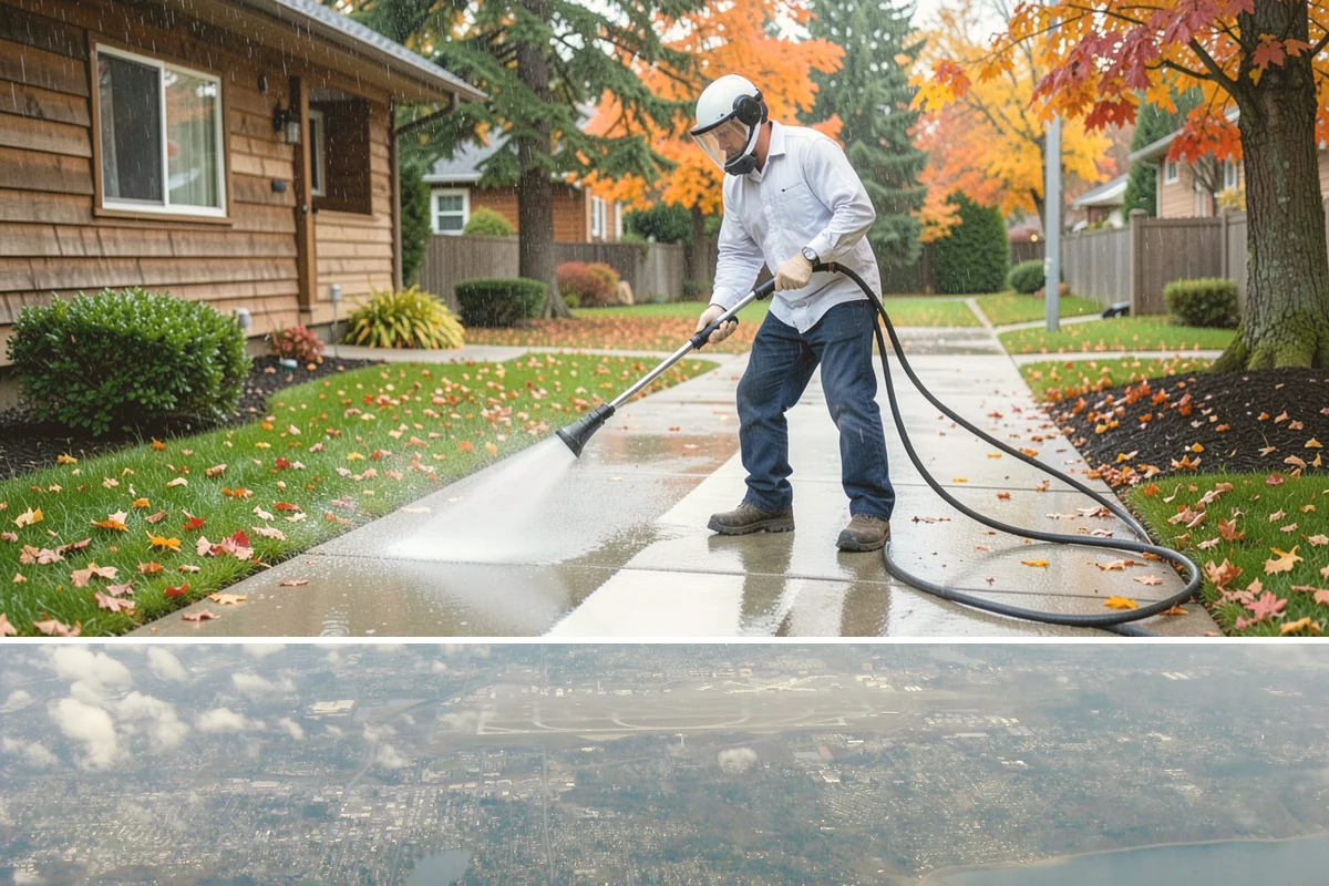 Low-Pressure Washing in Burien, King County, WA - Suited to any season, with the region's wetter months being the most common time growth demands attention.