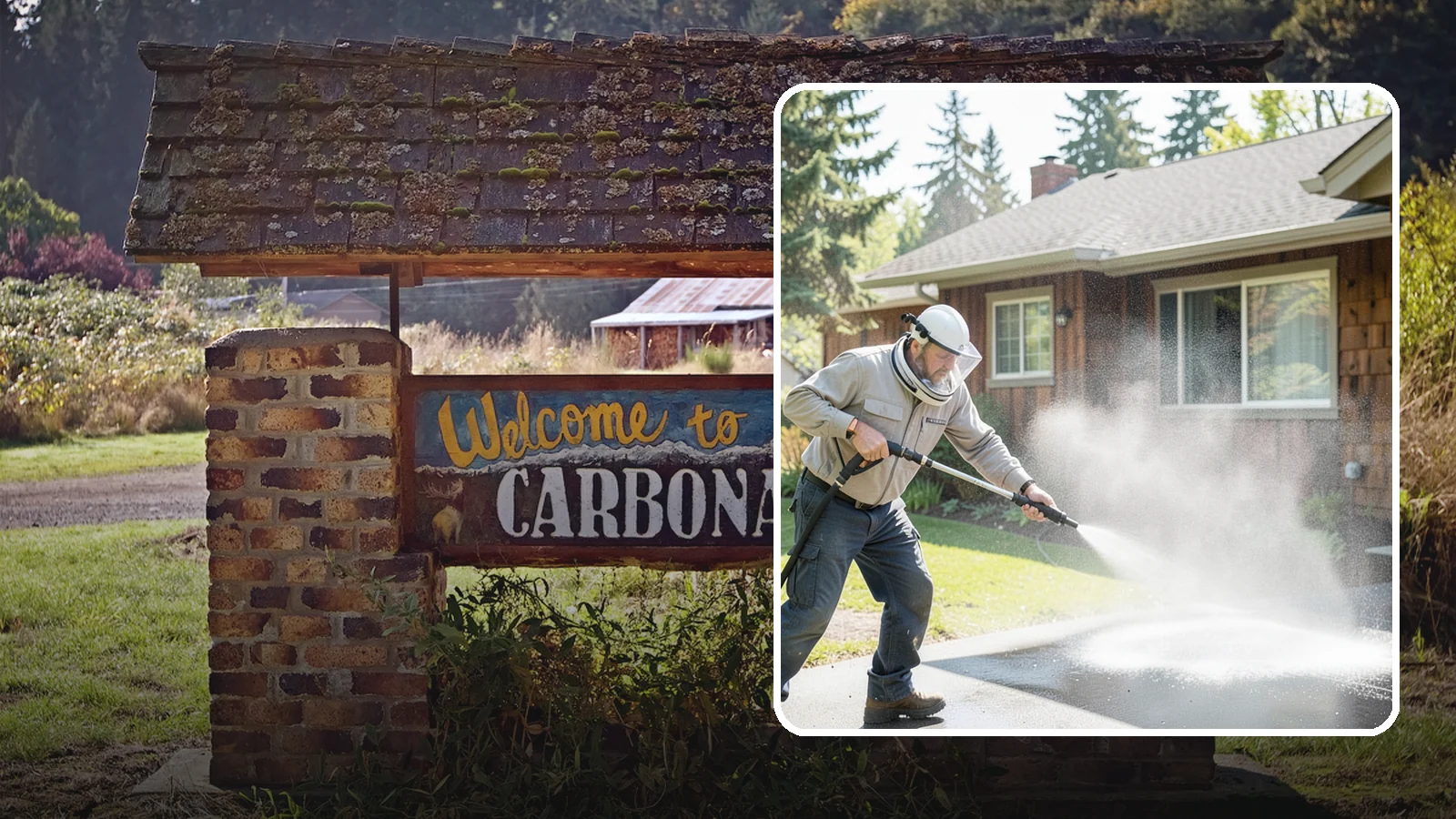 Low-Pressure Washing in Carbonado, Pierce County, WA - Low-pressure washing uses a reduced water force to clean surfaces that would be scarred or gouged by a standard pressure washer.