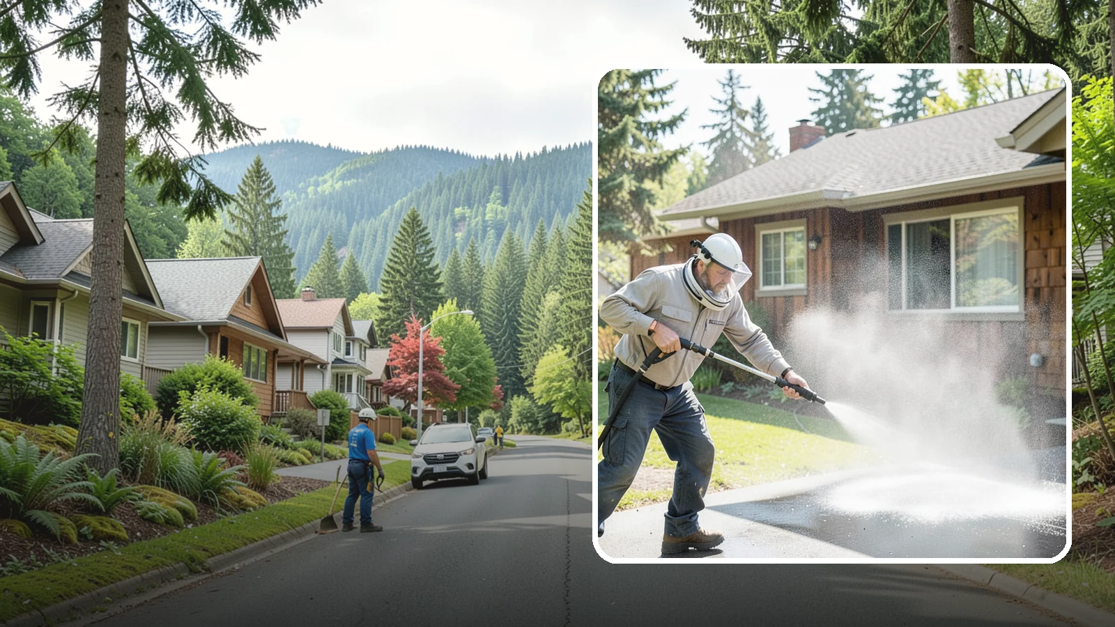 Low-Pressure Washing in Darrington, Snohomish County, WA - Low-pressure washing uses a reduced water force to clean surfaces that would be scarred or gouged by a standard pressure washer.