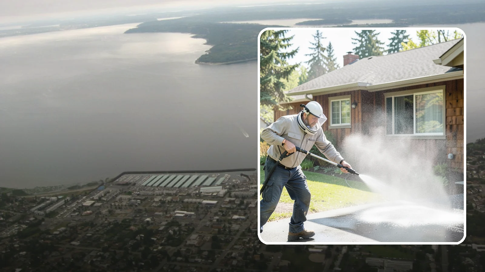 Low-Pressure Washing in Des Moines, King County, WA - Low-pressure washing uses a reduced water force to clean surfaces that would be scarred or gouged by a standard pressure washer.