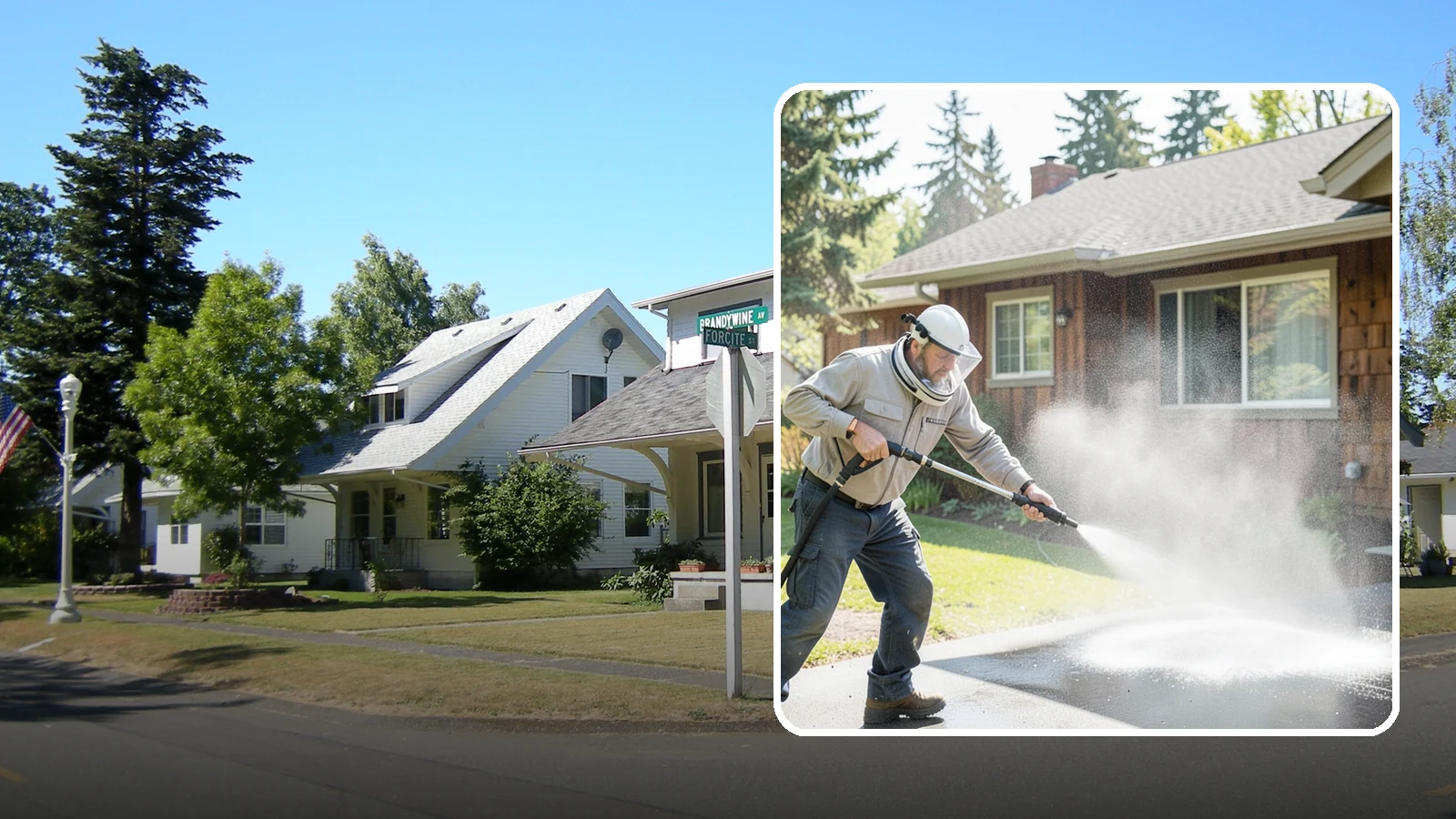 Low-Pressure Washing in DuPont, Pierce County, WA - Low-pressure washing uses a reduced water force to clean surfaces that would be scarred or gouged by a standard pressure washer.