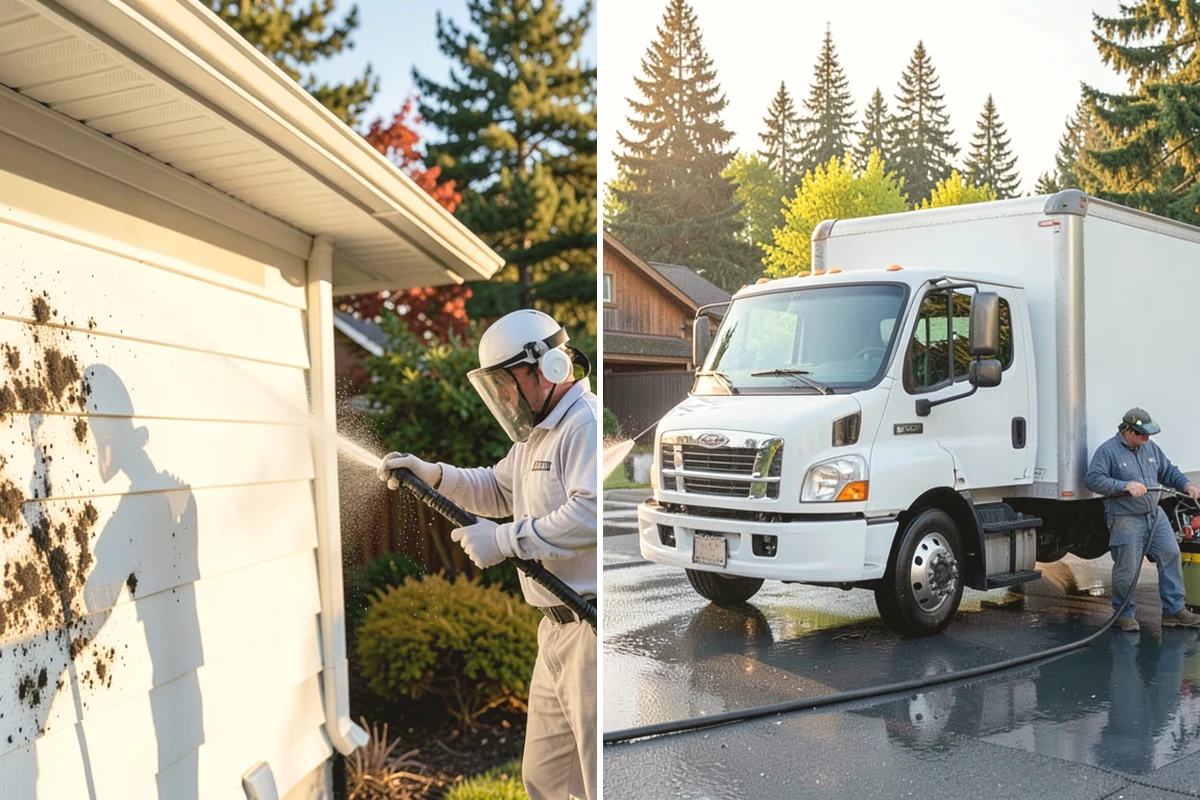 Low-Pressure Washing in Duvall, King County, WA - Test the surface to confirm the safe pressure range